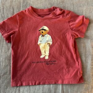 Ralph Lauren Baby Polo Bear T-Shirt - size 12 months